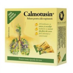 Calmotusin drops cu miere si eucalipt, 20 bucati, Dacia Plant